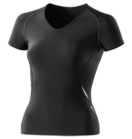 Skins Skins A400 Women's Short Sleeve V Neck Top