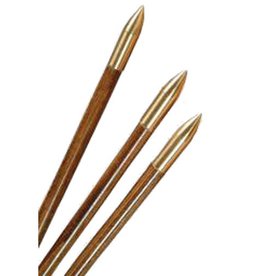 3Rivers Archery Bullet Nose Brass Glue On 11/32 125gr. (Each)