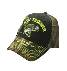 The Knife Kompany Fish Tremble At The Sound of my Name Cap Camo Blk Lime