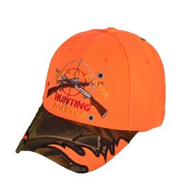 The Knife Kompany Life’s A Game Hunting is Serious Cap Orange/Camo