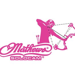 DWD DWD Mathews Decal Women's Archery Pink 10x5 in.