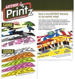 Gateway Gateway Parabolic Printz Feathers 4” R/W