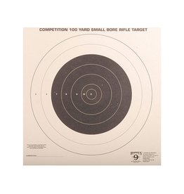 Hoppes Hoppes 9 Competition 50ft Small Bore Rifle Target 20Pk