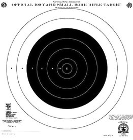 Hoppes Hoppes 9 Competition 100yd Small Bore Rifle Target 20Pk