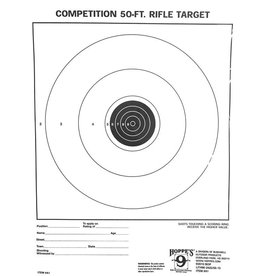 Hoppes Hoppes 9 Competition 50ft Rifle Target 20Pk