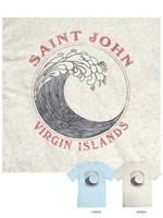 St. John Beach Bum Wavers Wave Tee
