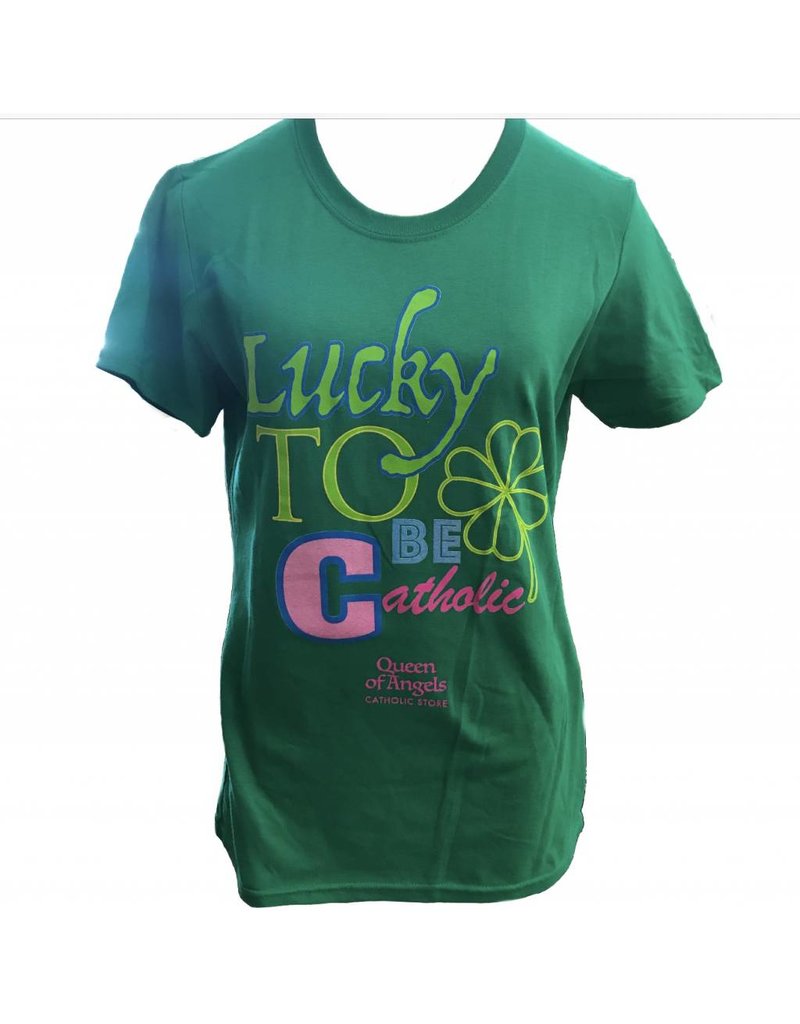 QOA Catholic Lucky T-Shirts