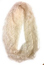 Beatrice Couture Hand-made Chantilly Lace Veil Infinity Scarf