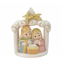 WJ Hirten 2.5" Yarn Style Nativity Statue