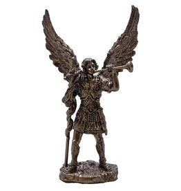 Goldscheider of Vienna Archangel Gabriel Statue in Cold Cast Bronze 4 Inches
