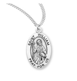 HMH Religious Sterling Silver St. William Medal