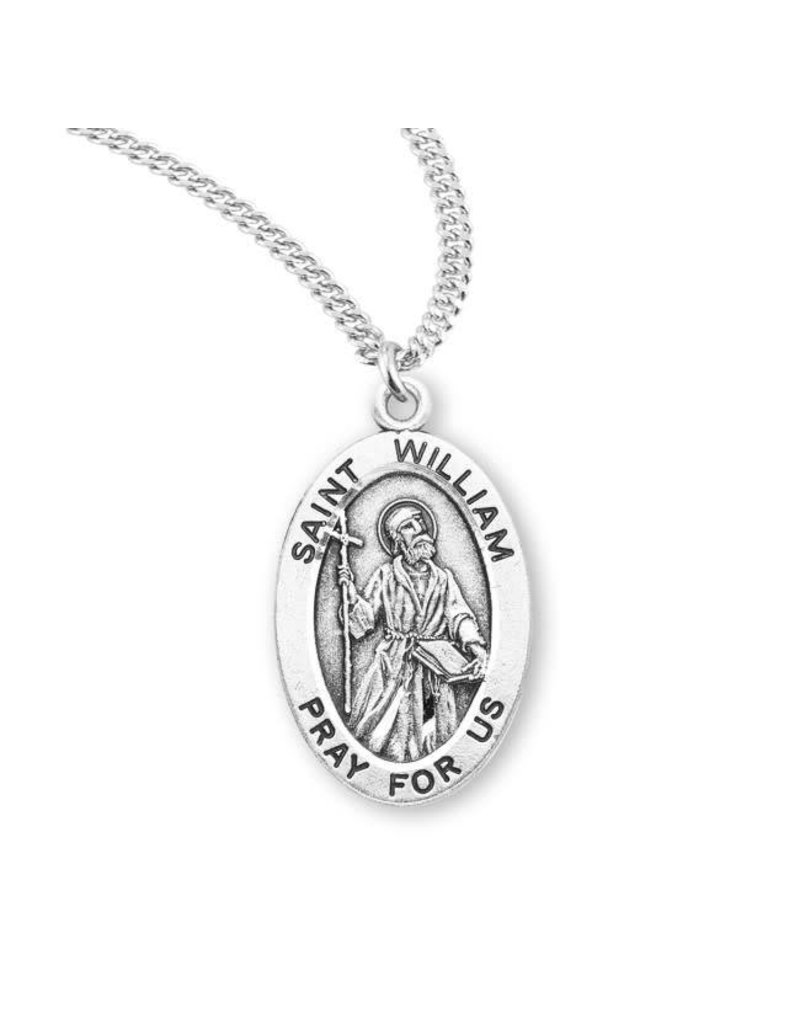 HMH Religious Sterling Silver St. William Medal