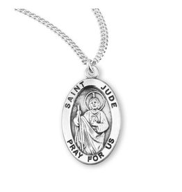 HMH Religious Sterling Silver St. Jude Medal