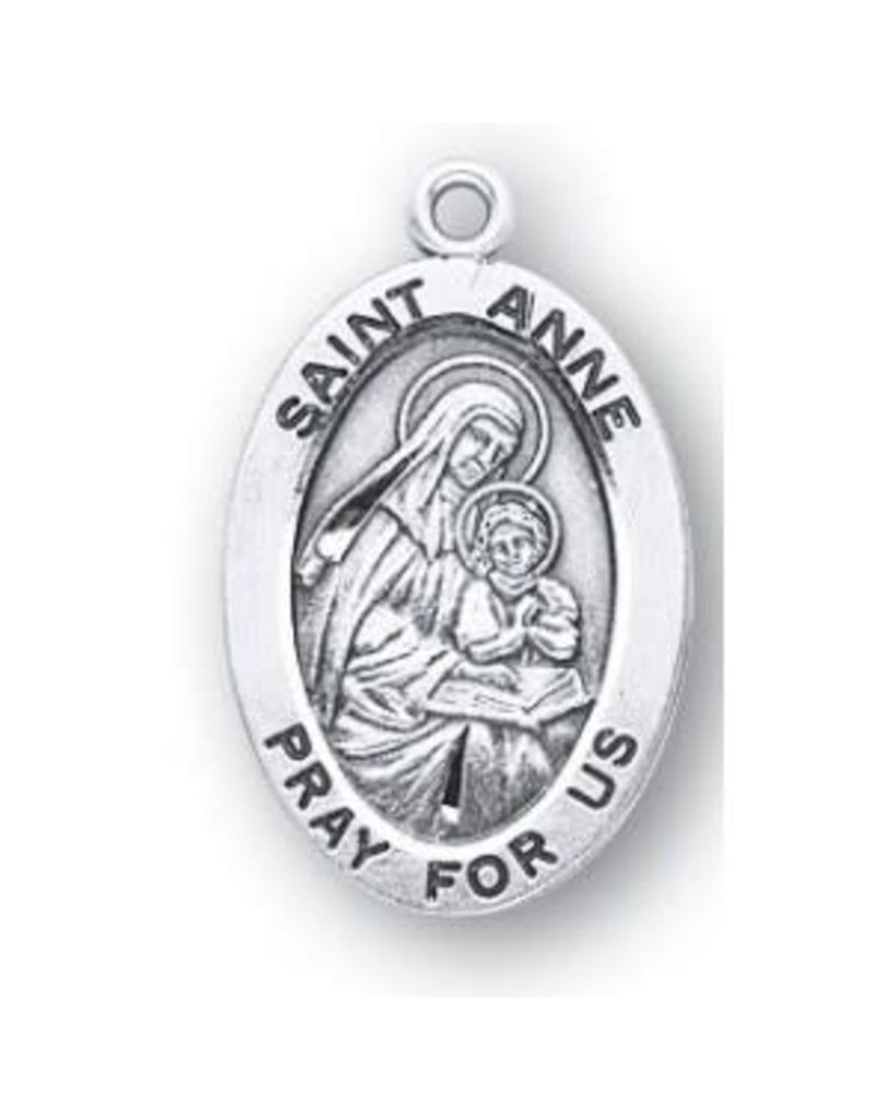 HMH Religious Sterling Silver St. Anne Medal