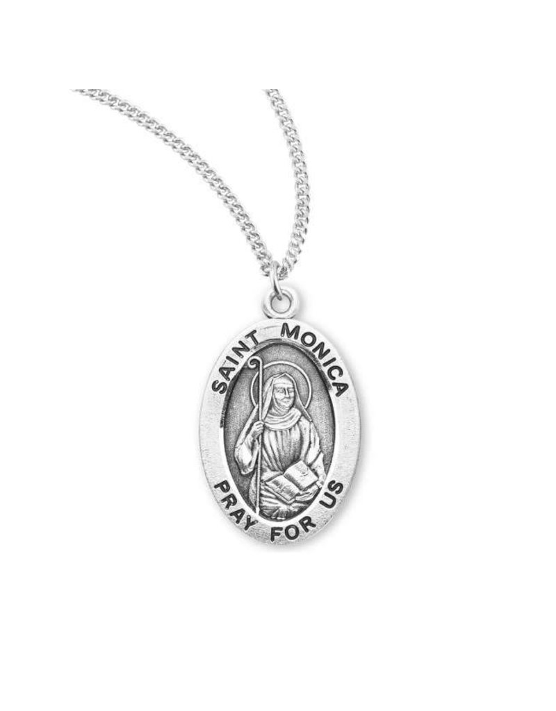 HMH Religious Sterling Silver St. Monica Medal