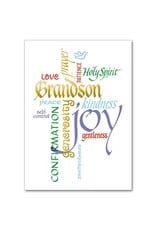 Altar + Home Grandson Confirmation Greeting Card