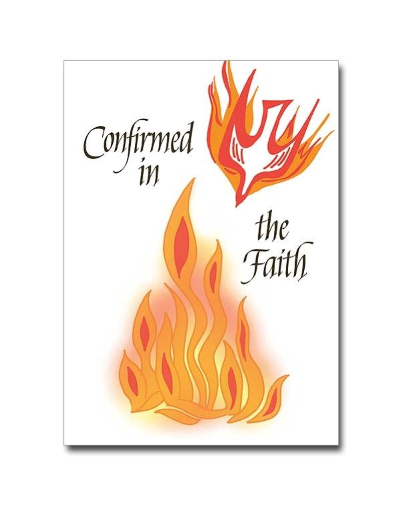 The Printery House Confirmed in the Faith" Confirmation Greeting Card