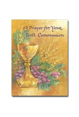 Altar + Home A Prayer First Holy Communion Greeting Card