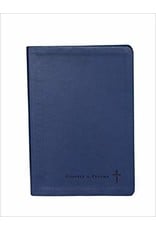 Our Sunday Visitor Journaling Through the Gospels and Psalms, Catholic Edition: Navy Colored Cover Leather Bound