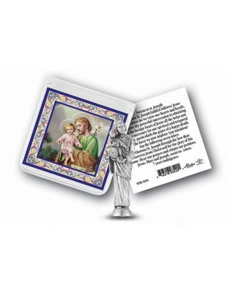 WJ Hirten Pocket Statue with Prayer Card Set