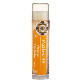 Glory and Shine Orange Lip Balm Bible Psalm 98