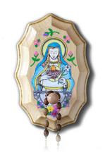 Illuminated Ink Immaculate Heart of Mary Rosary Holder