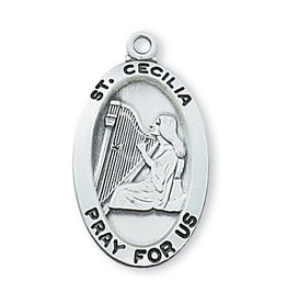 McVan Sterling Silver St. Cecilia Medal