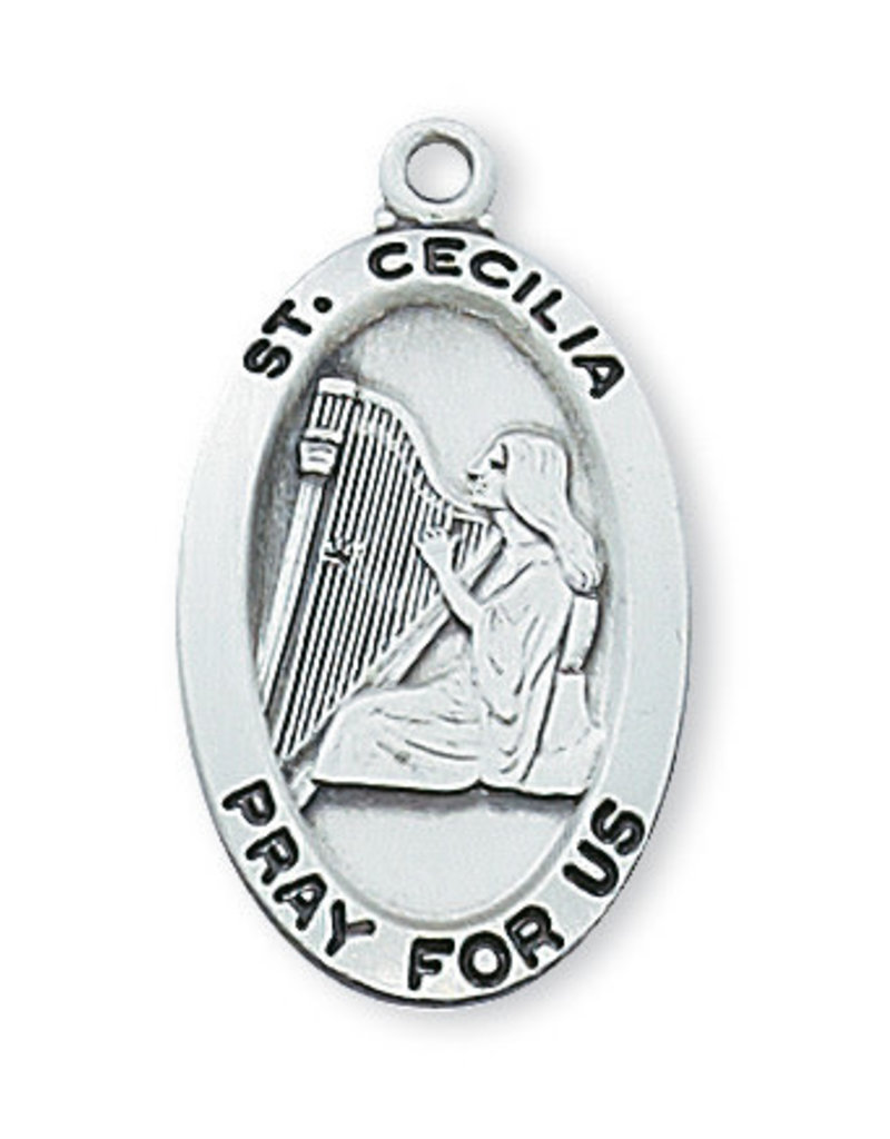 McVan Sterling Silver St. Cecilia Medal