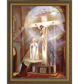 Catholic to the Max Last Vision of Fatima Framed Art (12" x 16")