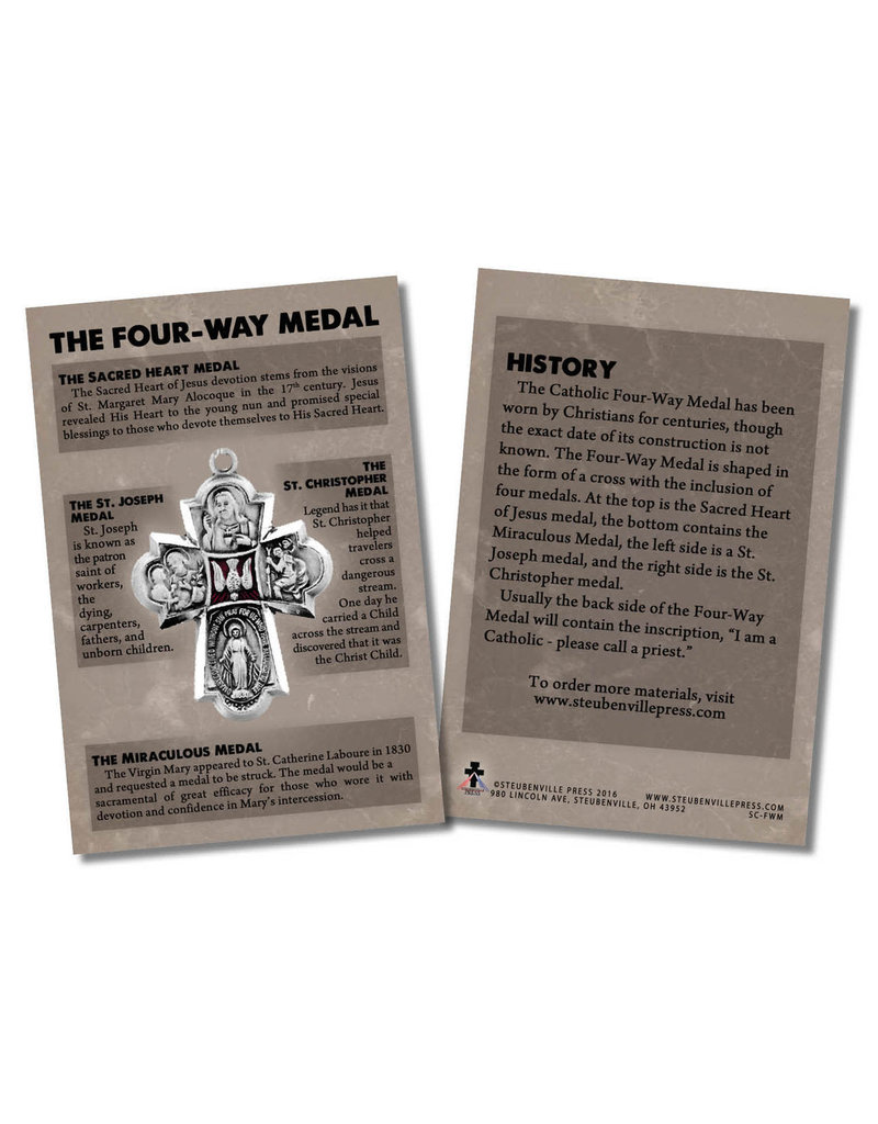 Stuebenville Press The Four-Way Medal Explained Card