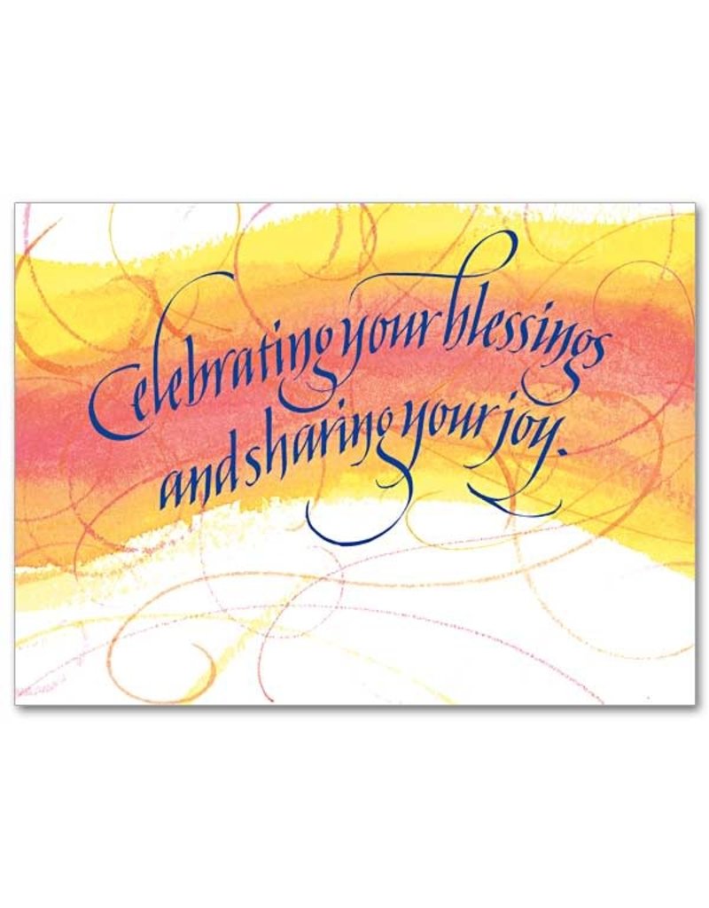 The Printery House Celebrating Your Blessings Sharing Your Joy Congratulations Card