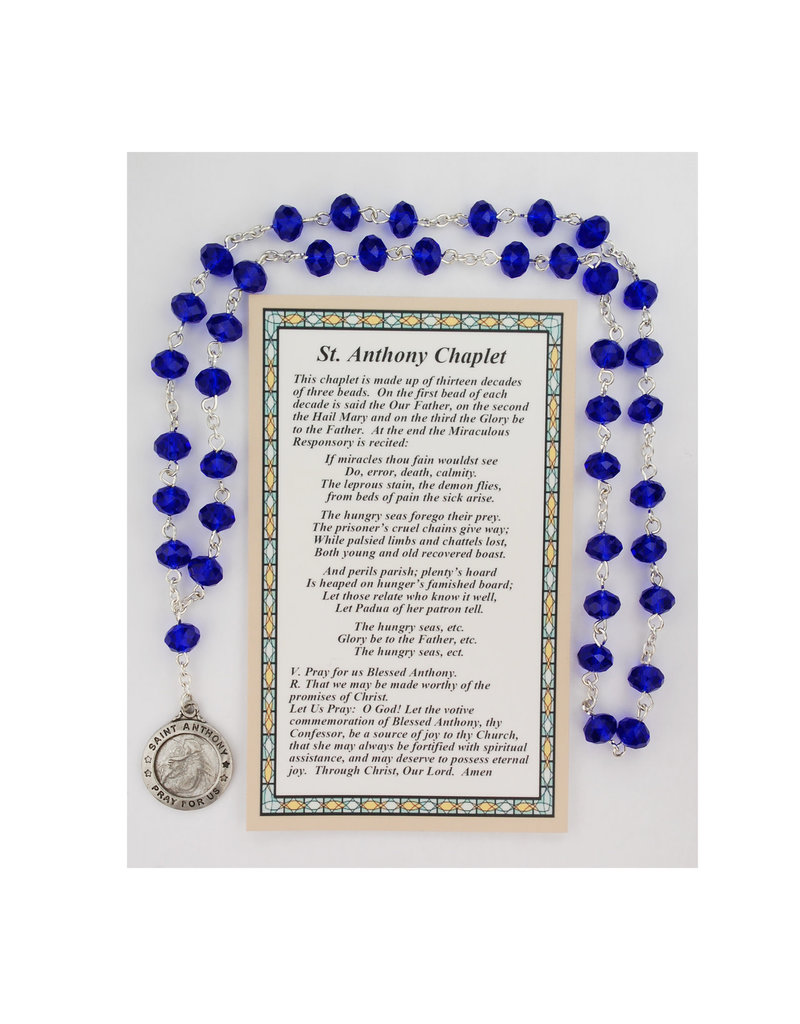 McVan St. Anthony Chaplet with Card