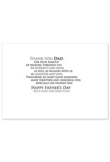 Altar + Home The Righteous Walk in Integrity Father's Day Card