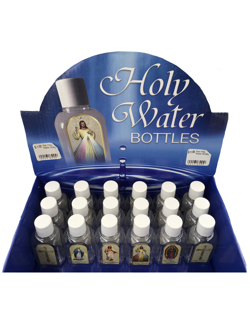 Christian Brands 2oz Holy Water Bottle (Assorted Style)