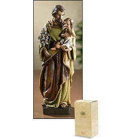 Christian Brands Saint Joseph With Child Jesus Statue 8"