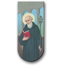 WJ Hirten Magnetic Bookmark St. Benedict