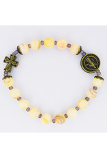 McVan Cream River Pearl St. Benedict Stretch Bracelet