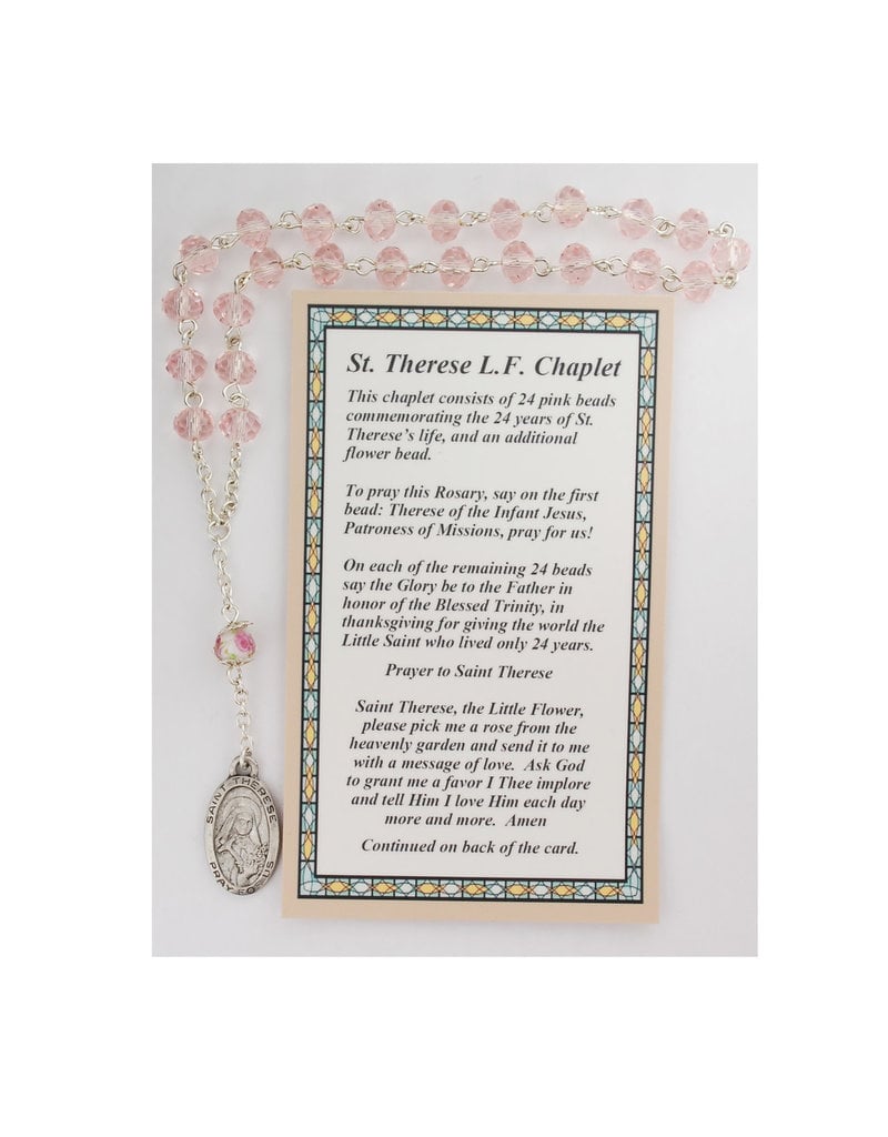 McVan St. Therese Chaplet with Card