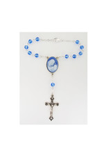 McVan Blue Cameo Auto Rosary