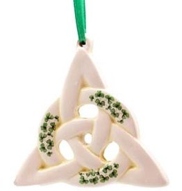 Liffey Artefacts Ceramic Hanging Ornament Trinity Knot