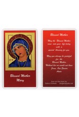 Debra Graleski Blessed Mother Icon Prayer Card