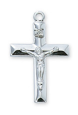 McVan Sterling Silver Crucifix 18"