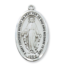 Rhodium Plated Brass Chain and Deluxe Gift Box Augustine with 20 in Sterling Silver St Printers /& Theologians