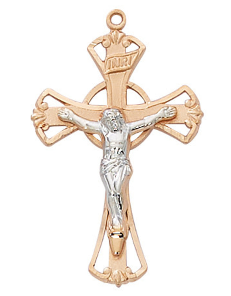 McVan Rose Gold SS Two Tone Crucifix