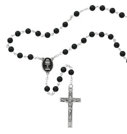 McVan 6MM Black Onyx First Communion Rosary