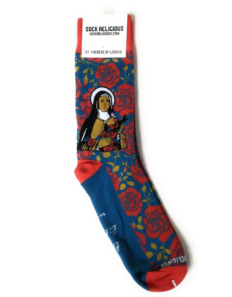 Sock Religious Sock Religious St. Thérèse of Lisieux Socks