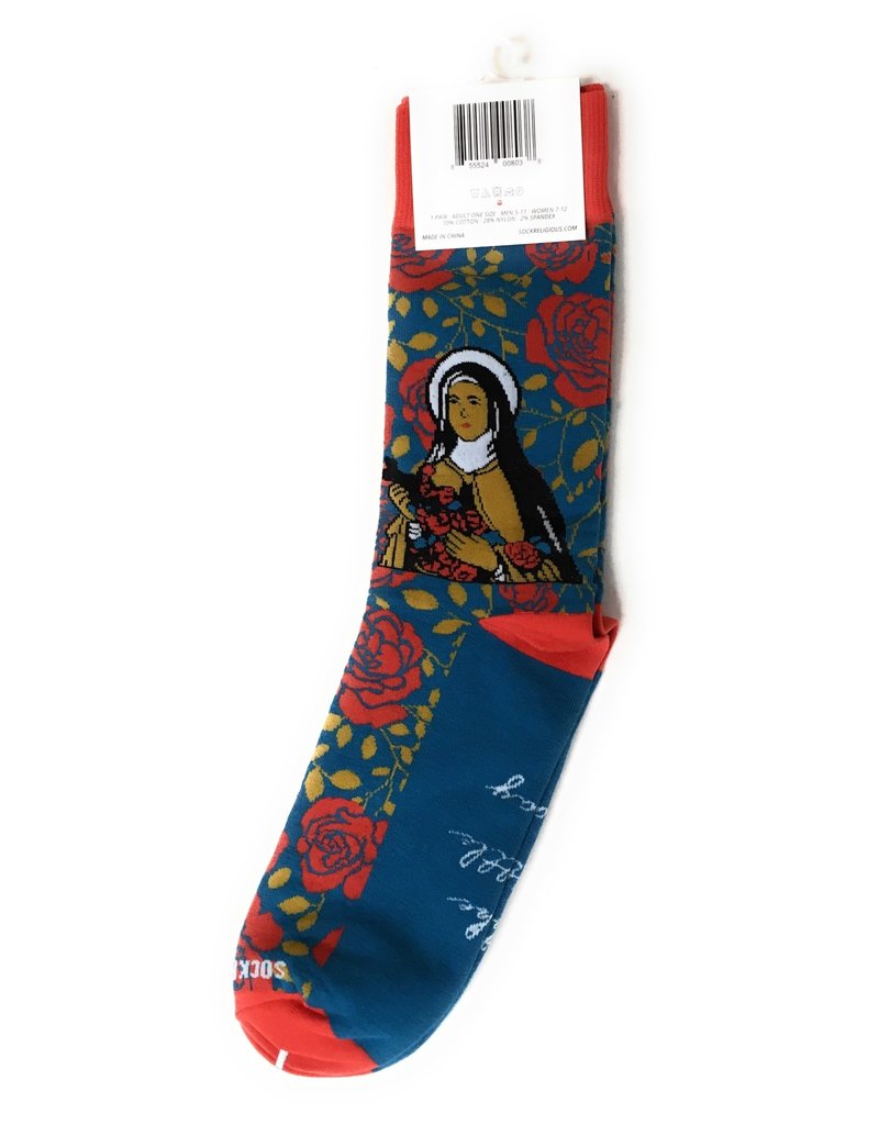 Sock Religious Sock Religious St. Thérèse of Lisieux Socks