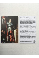 Memorare Gifts St. Joan of Arc Prayer Card