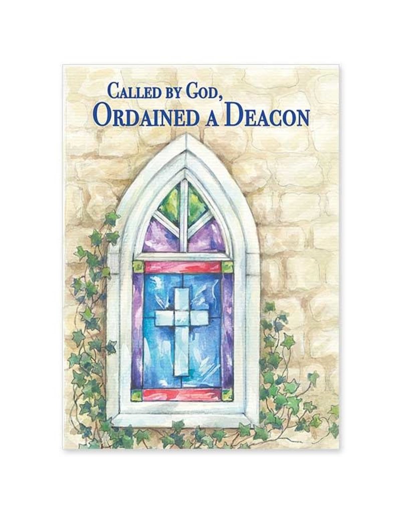 Altar + Home Called By God, Ordained a Deacon Deacon Ordination Congratulations Card