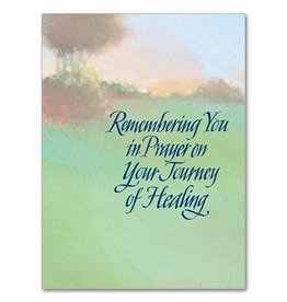 Altar + Home Remembering You in Prayer Continued Sympathy Card